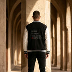 Cooldown varsity jacket black