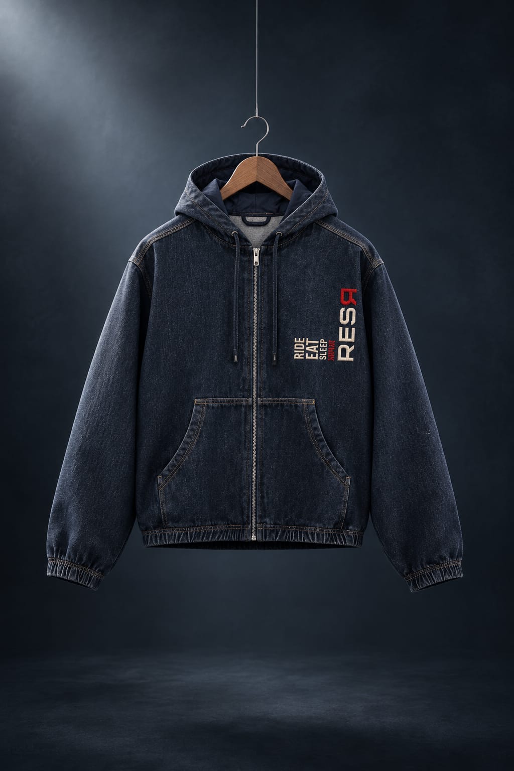 RESR DENIM ZIP SET