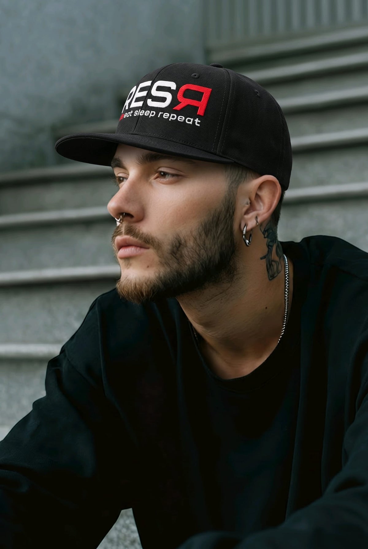 RESR BIG LOGO SNAPBACK