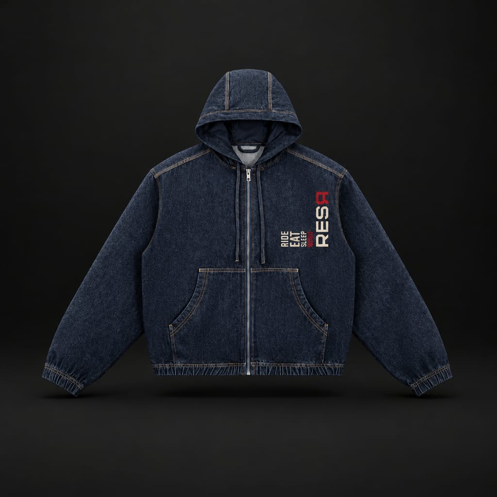 RESR DENIM ZIP SET