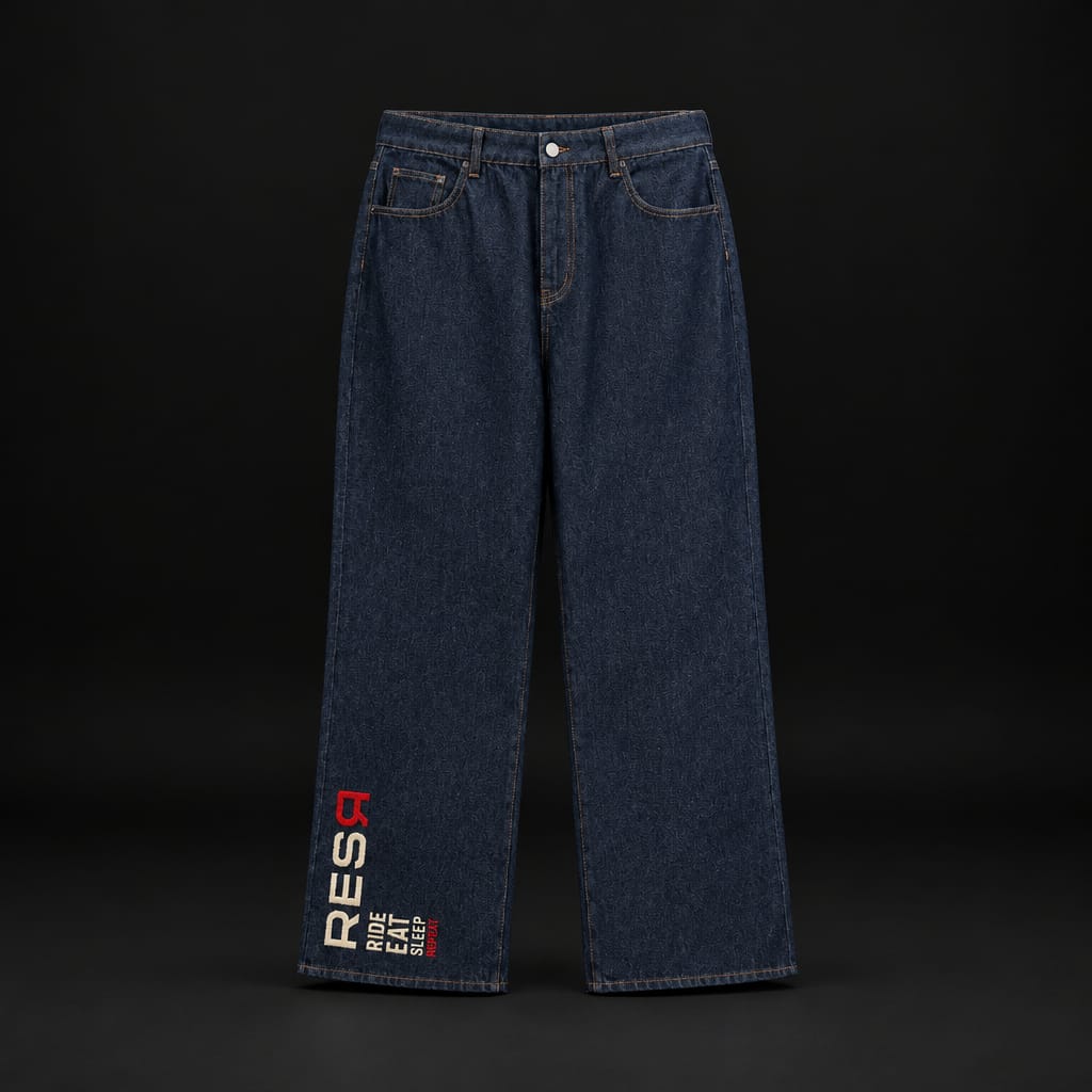 RESR DENIM ZIP SET