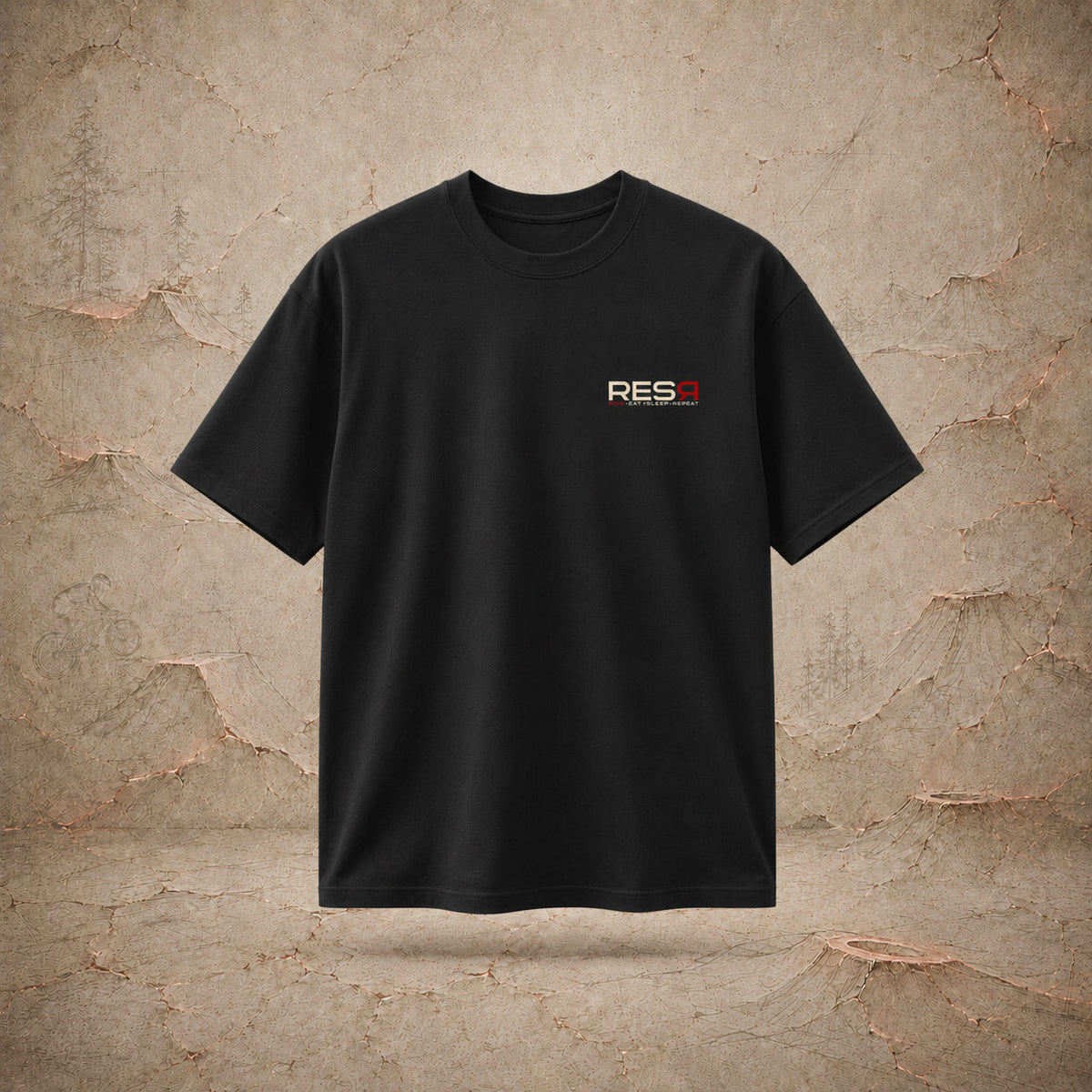 Basic T-Shirt dunkel