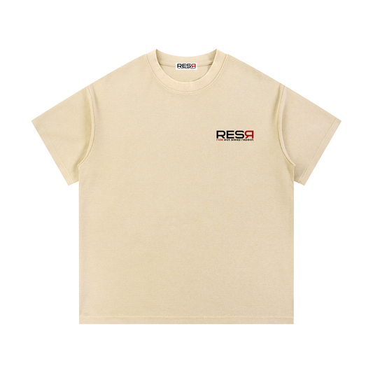 Foundation Waffle Knit T-Shirt beige