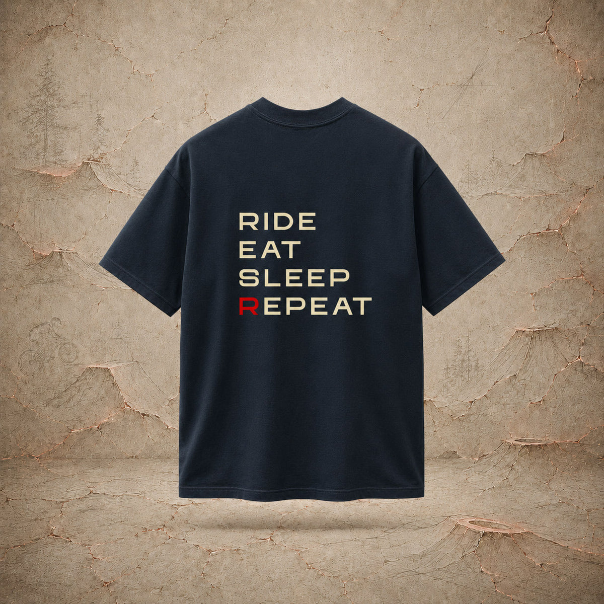 Basic T-Shirt dunkel