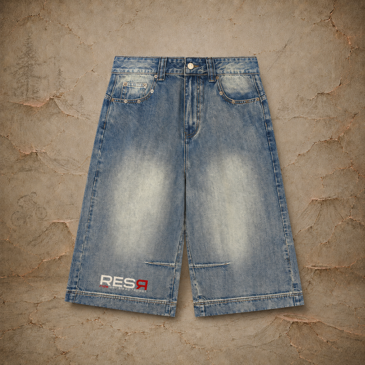 Basic Baggy Shorts Long