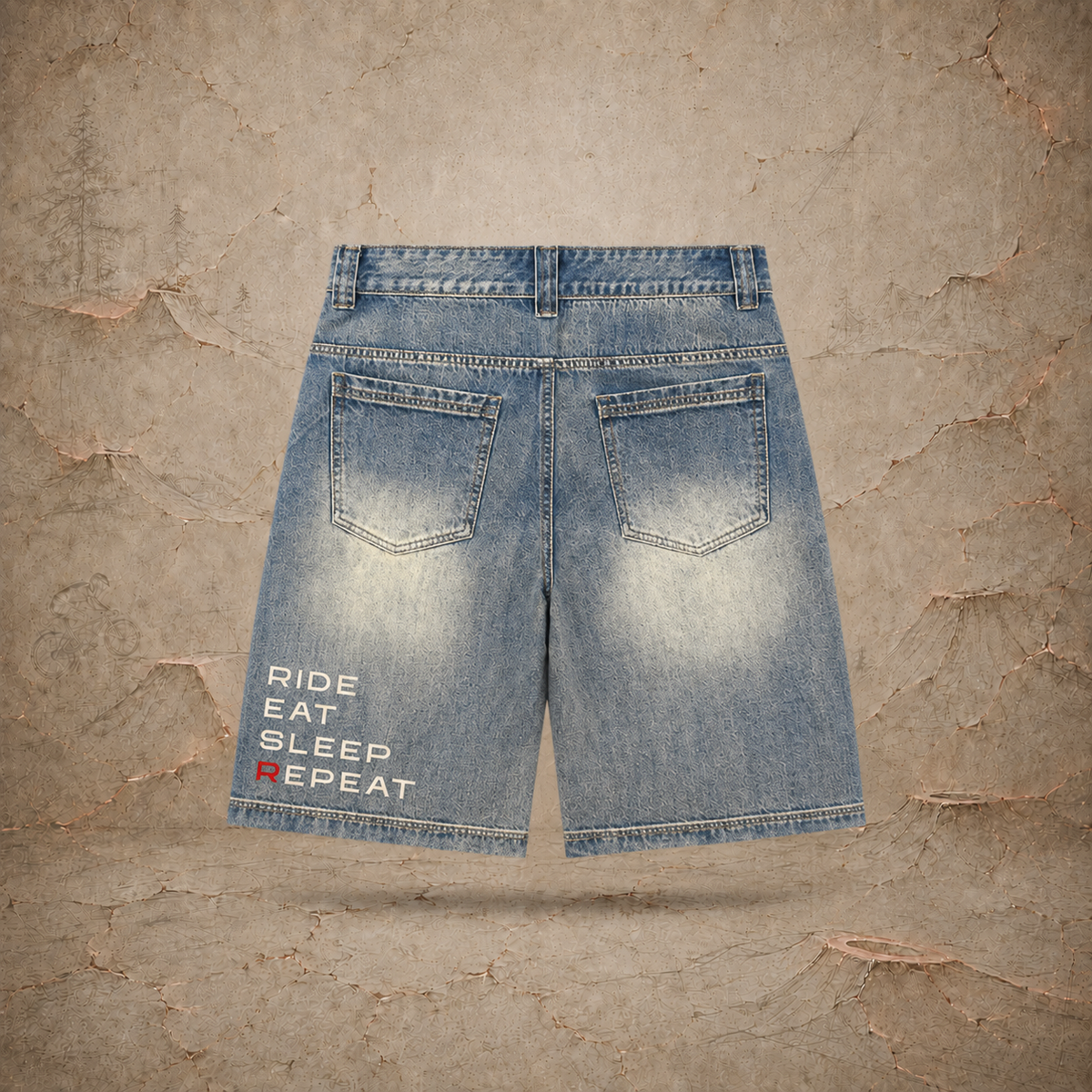 Basic Baggy Denim Shorts