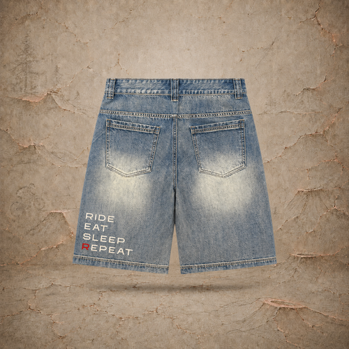 Basic Baggy Denim Shorts