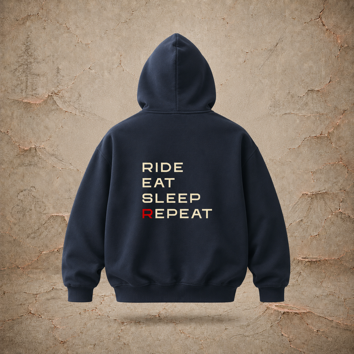 Basic Hoodie Dunkel