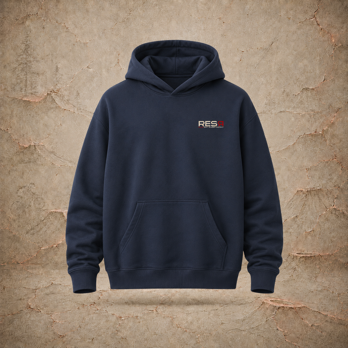 Basic Hoodie Dunkel