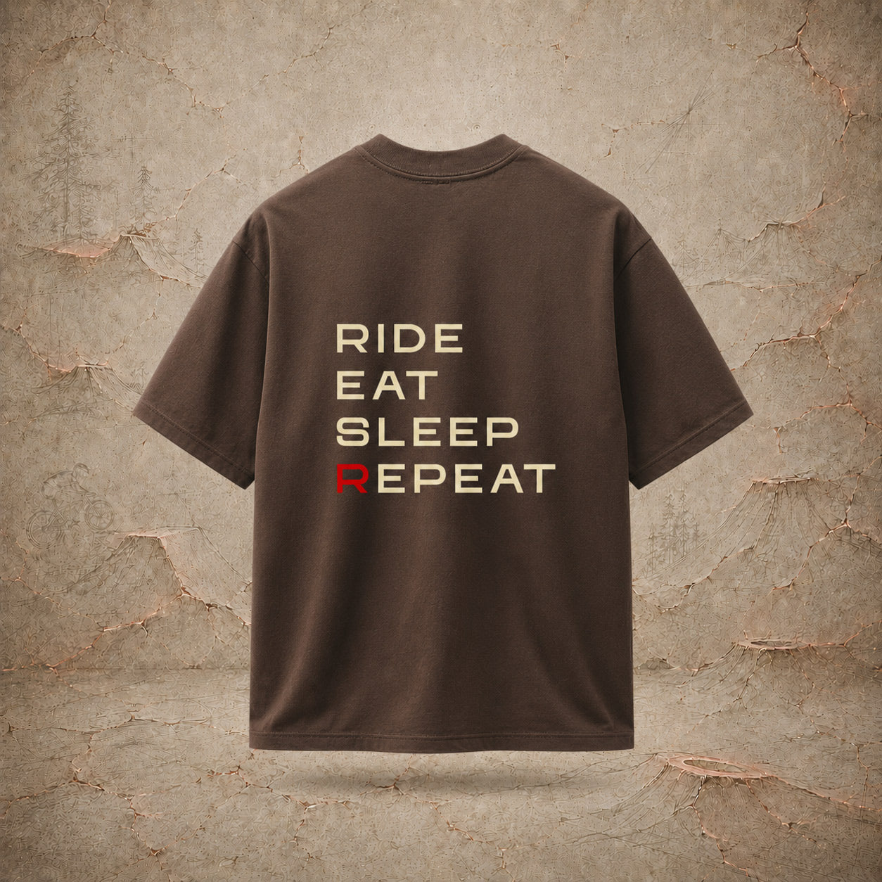 Basic T-Shirt dunkel
