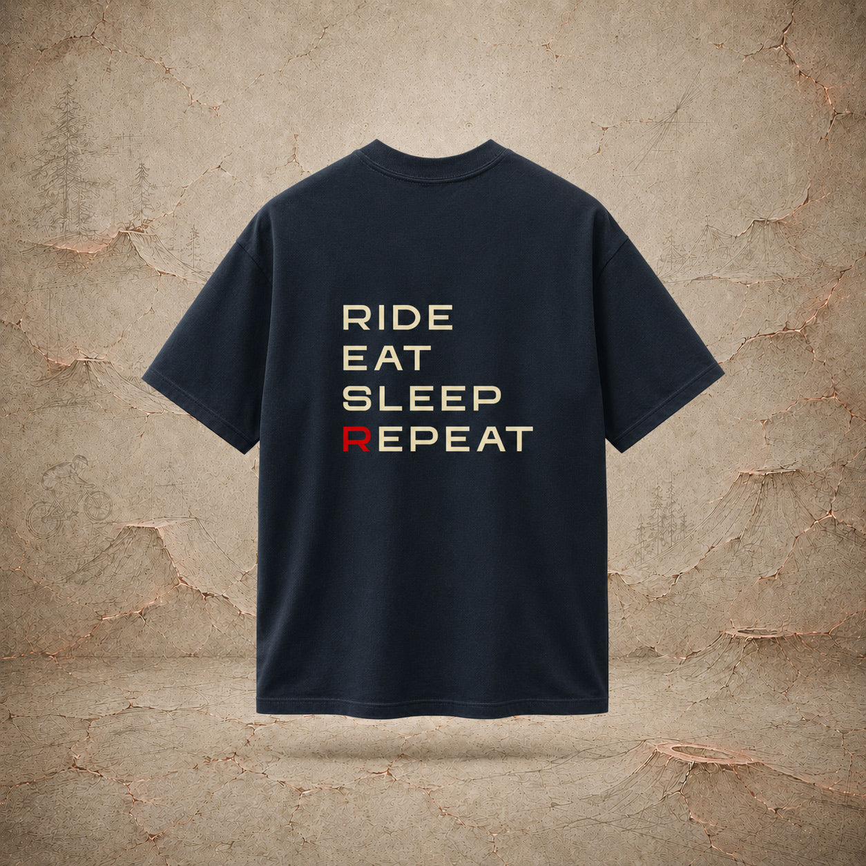 Basic T-Shirt dunkel