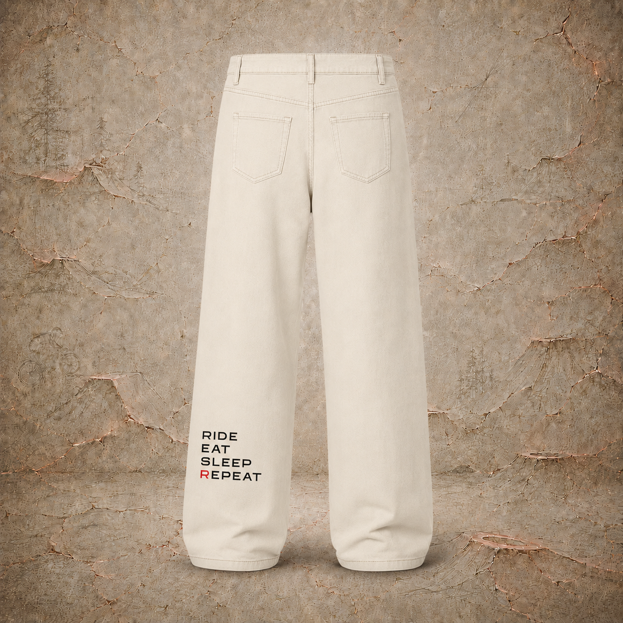 Basic Straight Leg Jeans Hell