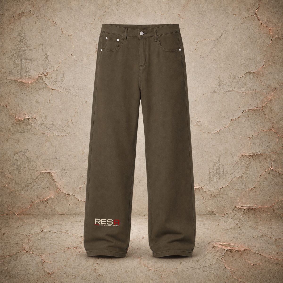 Basic Straight Leg Dunkel