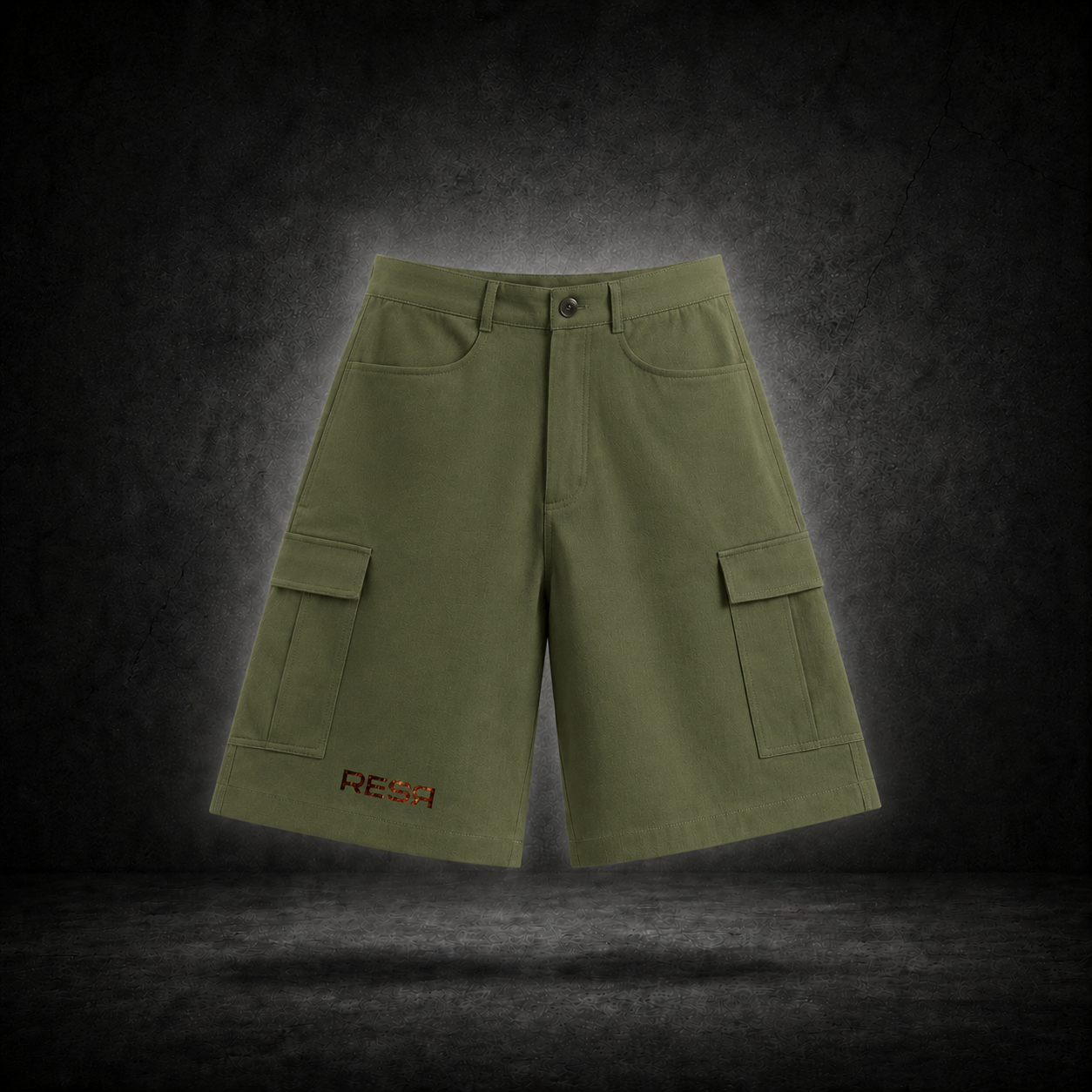 cooldown cotton shorts / olive