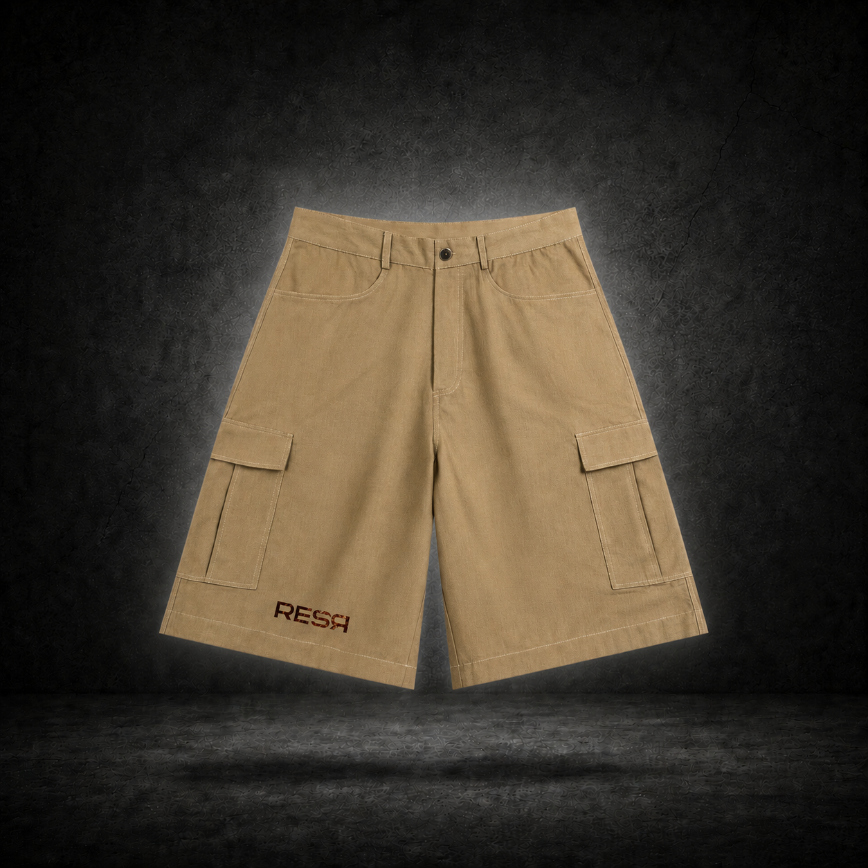cooldown cotton shorts / khaki