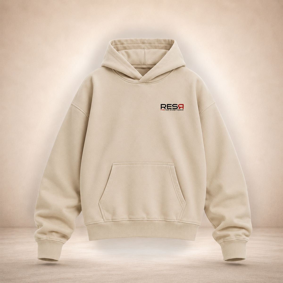 foundation hoodie beige