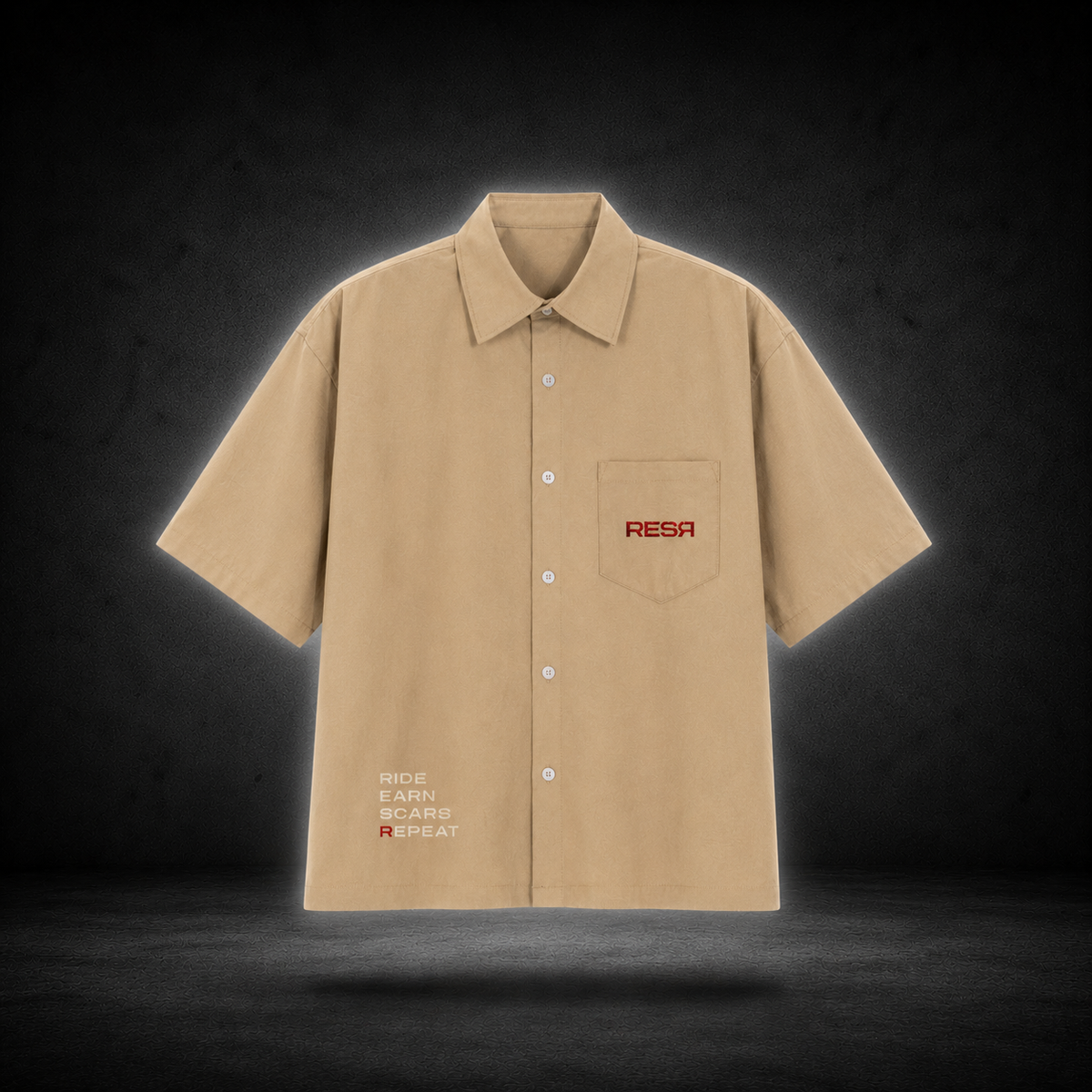 Cooldown sleaveshirt beige