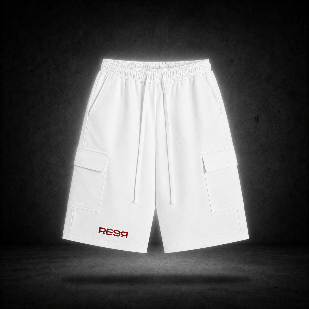 cooldwon sweatshort / white