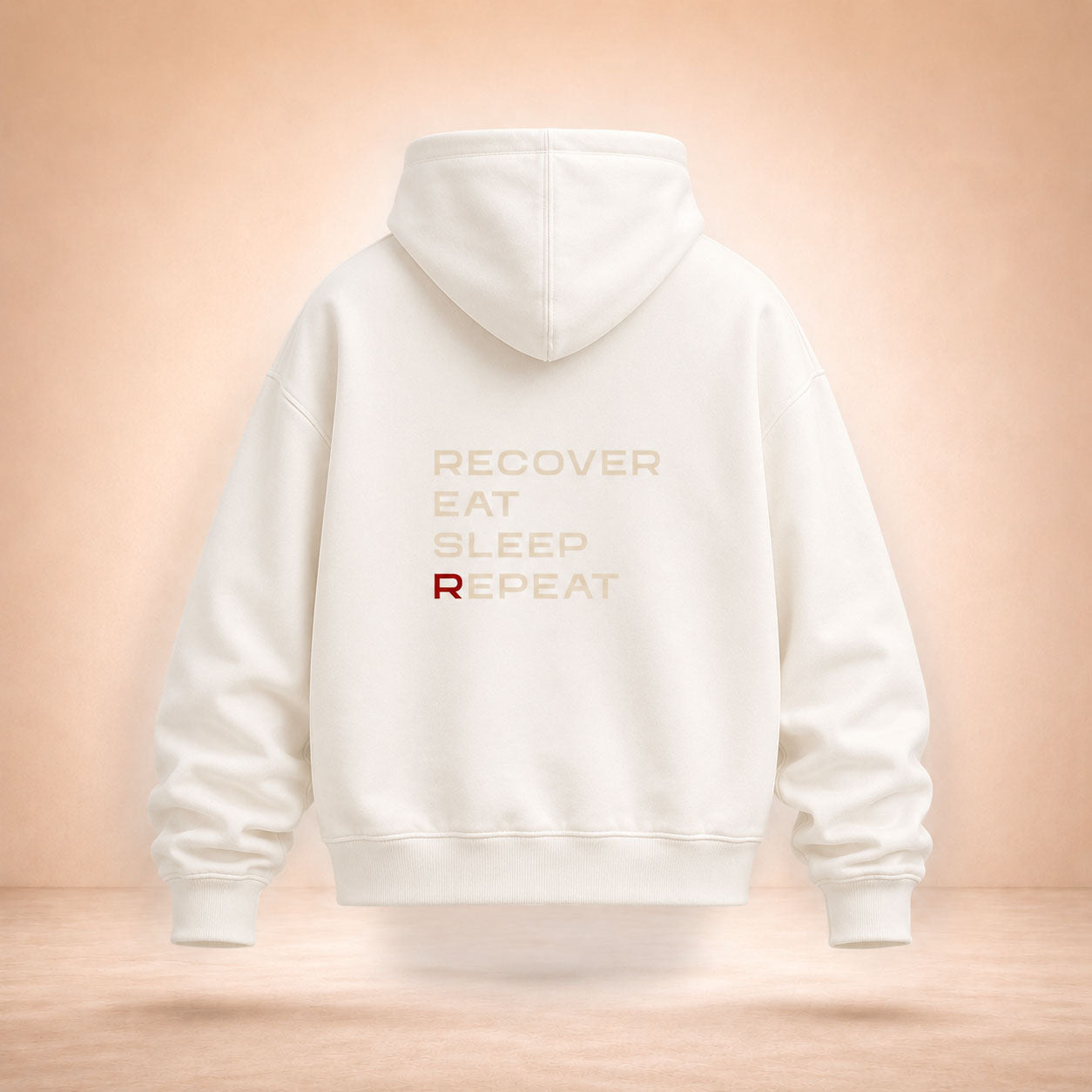 chillzone ziphoodie beige