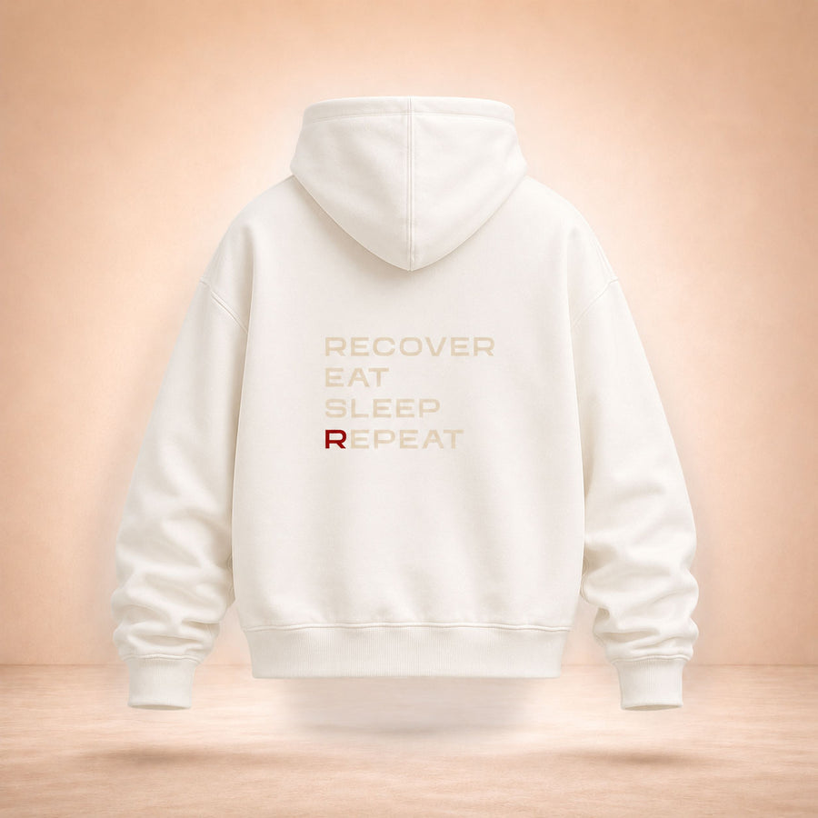 chillzone ziphoodie beige