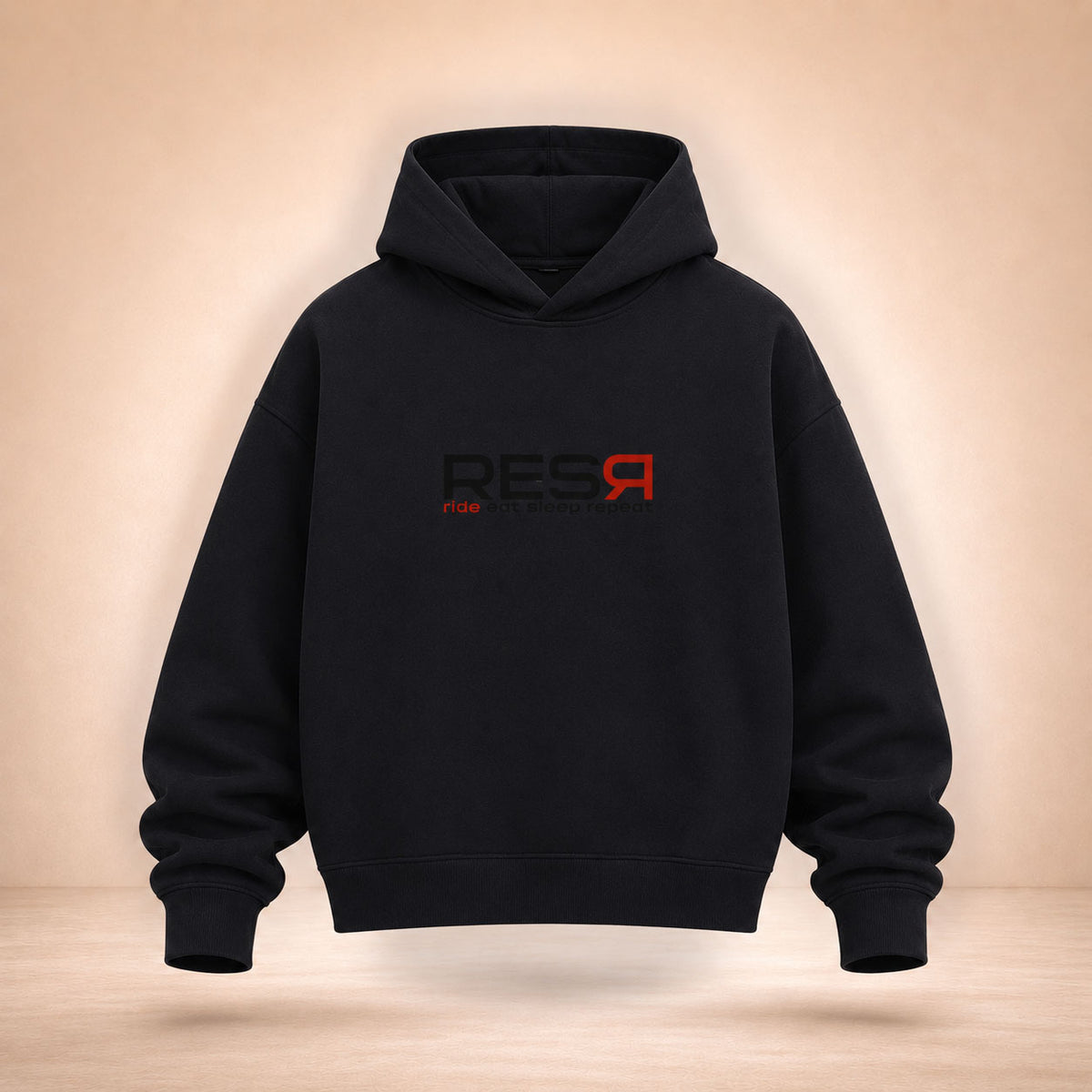 Chillzone pockethoodie black