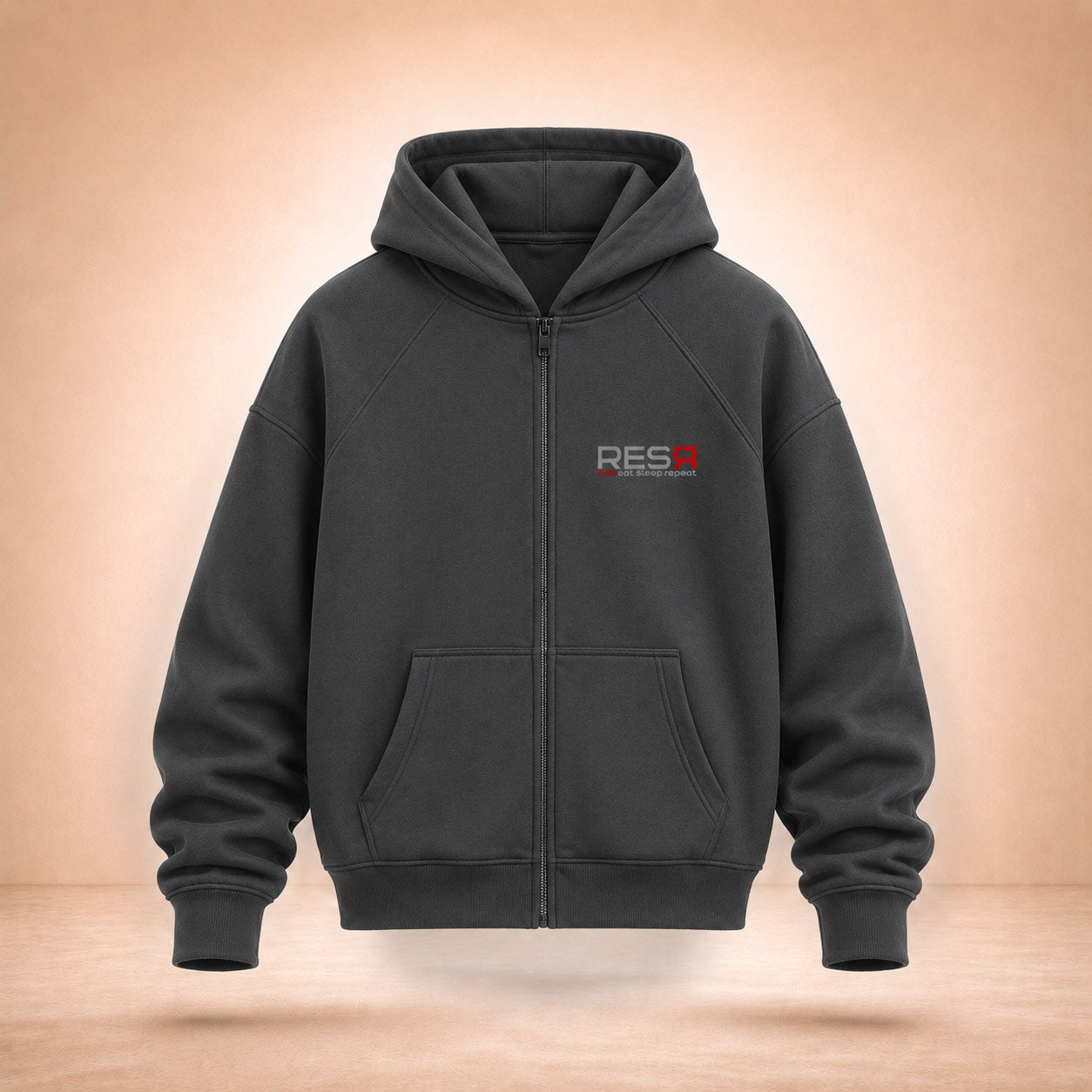 Chillzone ziphoodie grey