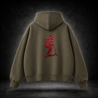 Signal scooter fleece hoodie
