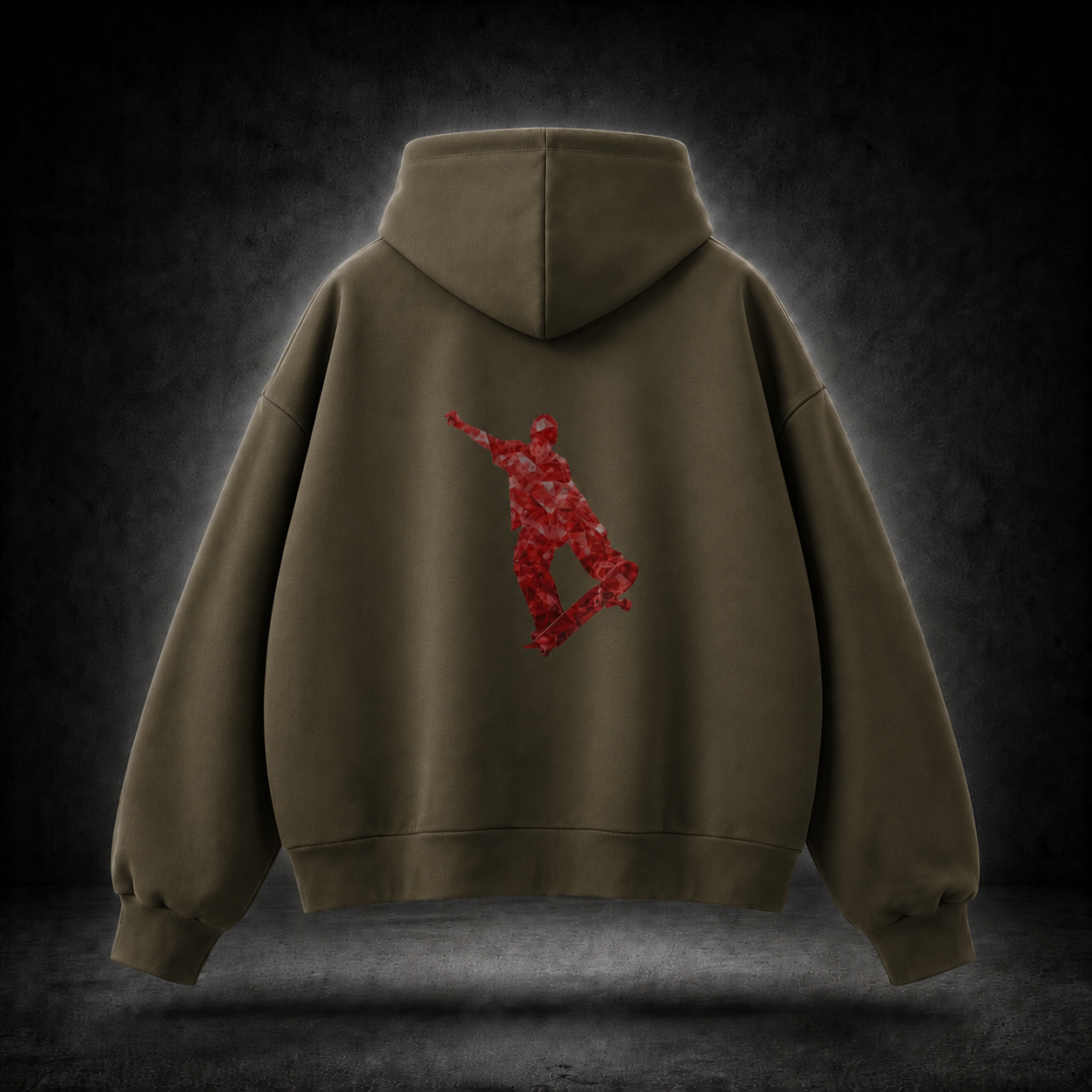Signal skater fleece hoodie