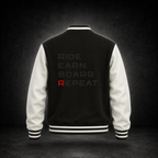 Cooldown varsity jacket black
