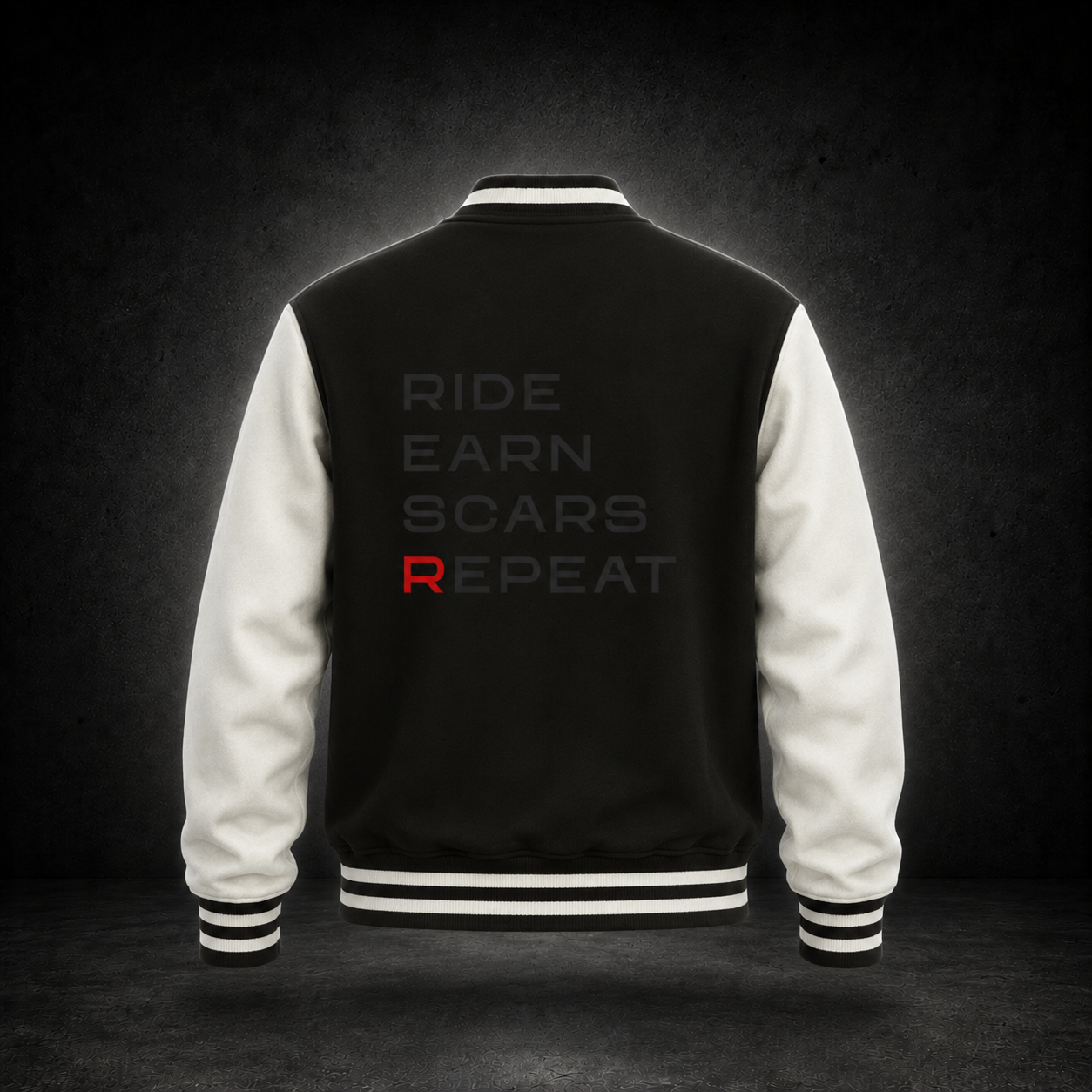 Cooldown varsity jacket black