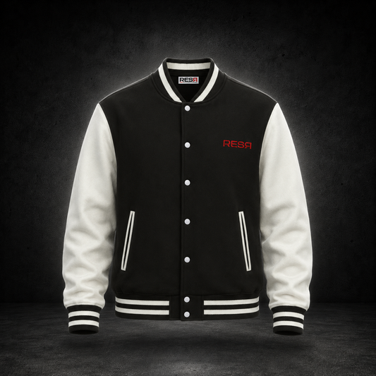 Cooldown varsity jacket black