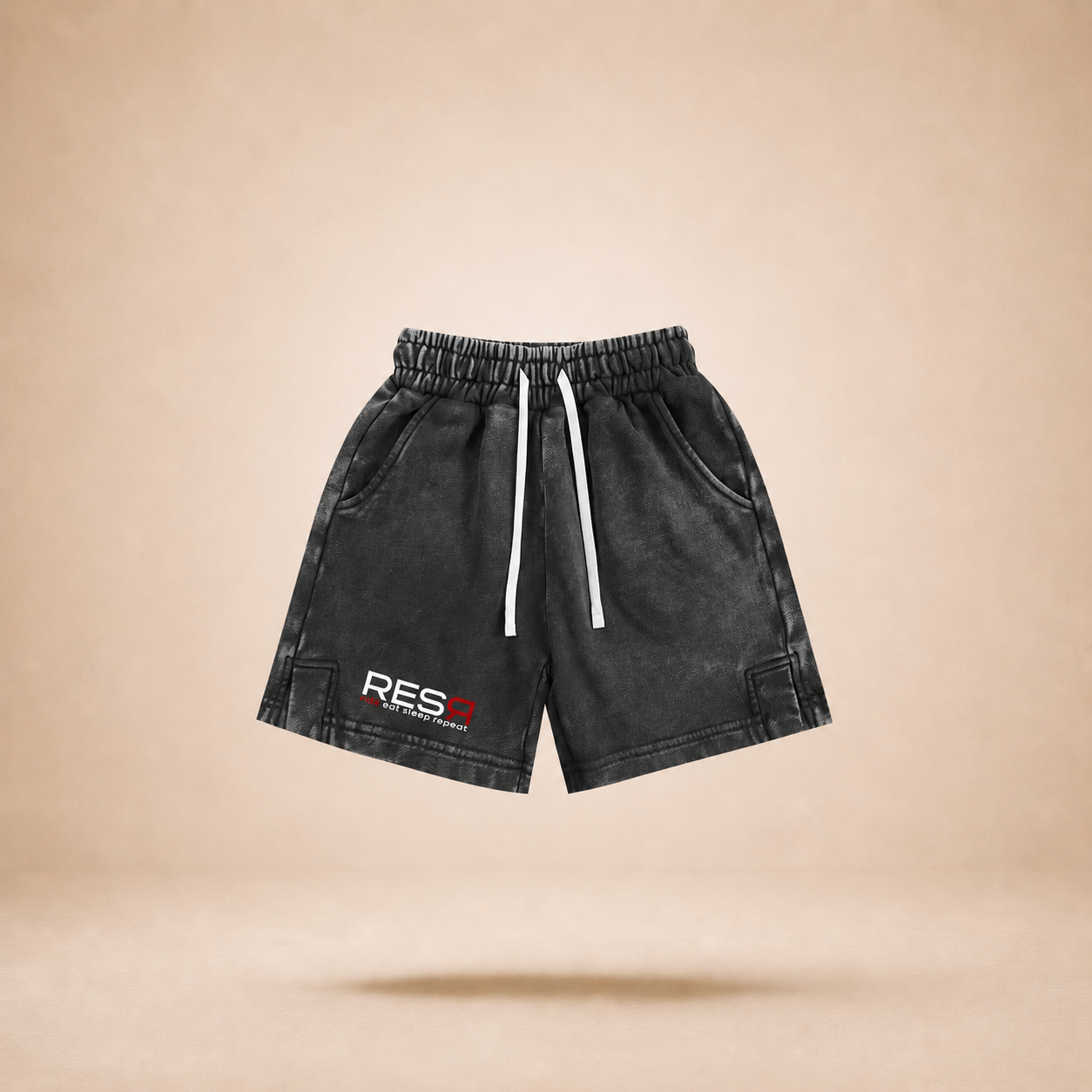 next shorts snow washed / black