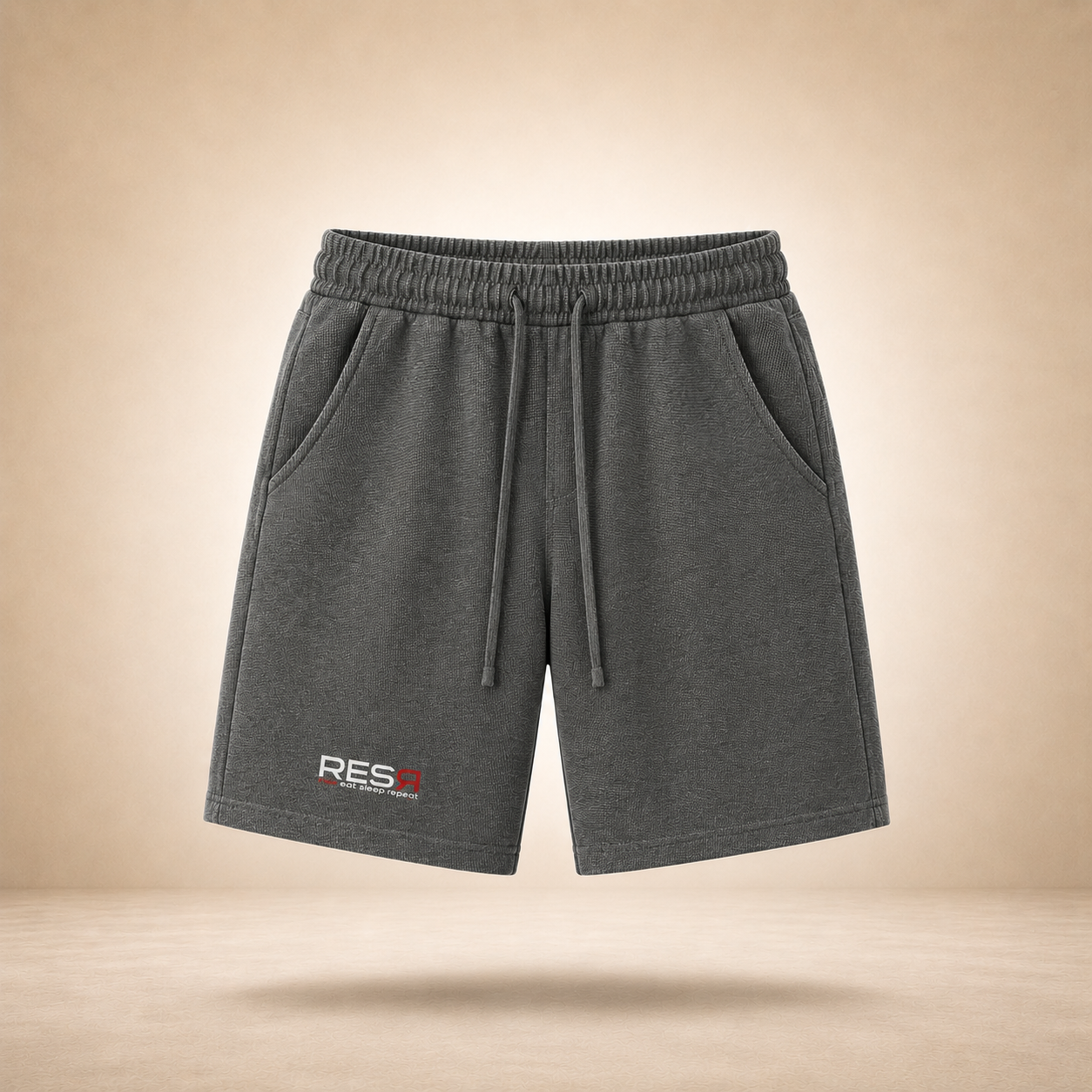 Foundation waffle knit shorts