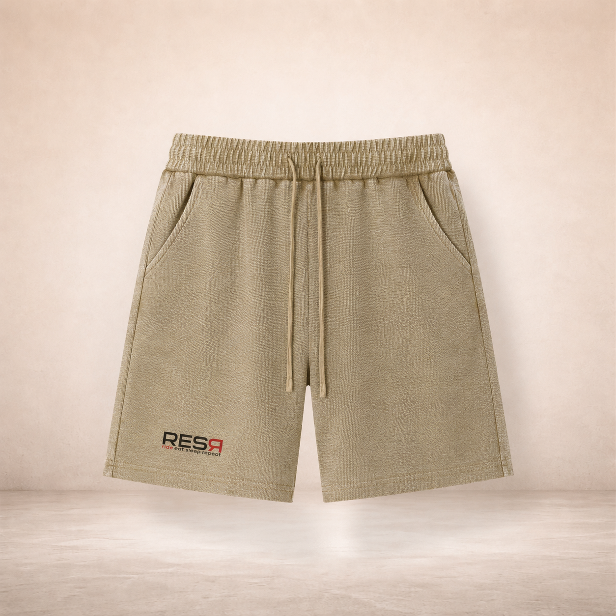 Foundation waffle knit shorts