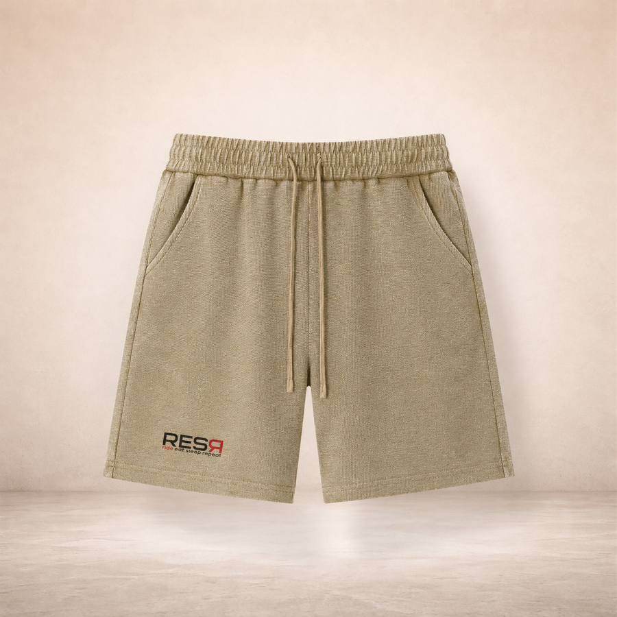 Foundation waffle knit shorts