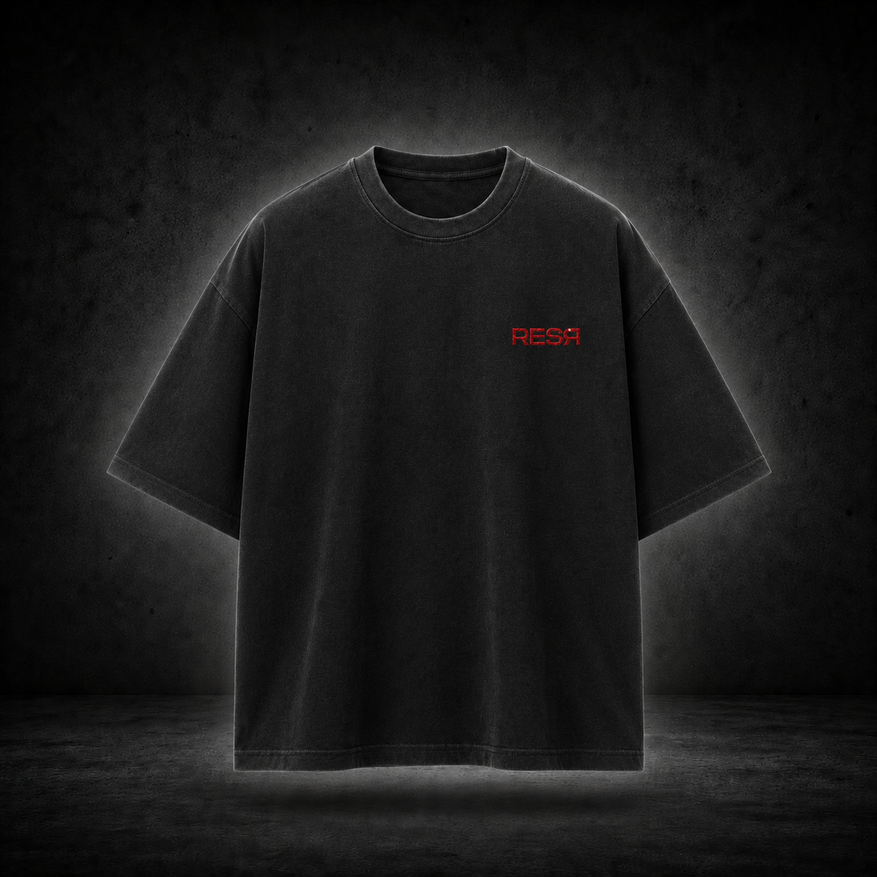 COOLDOWN WAFFLE SHIRT / black