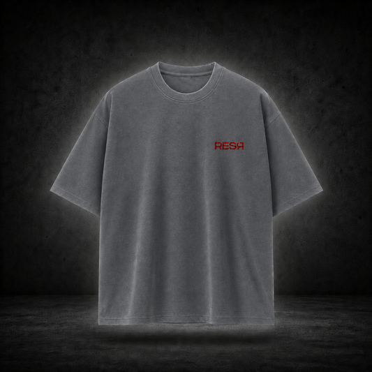 Cooldown waffle knit grey shirt
