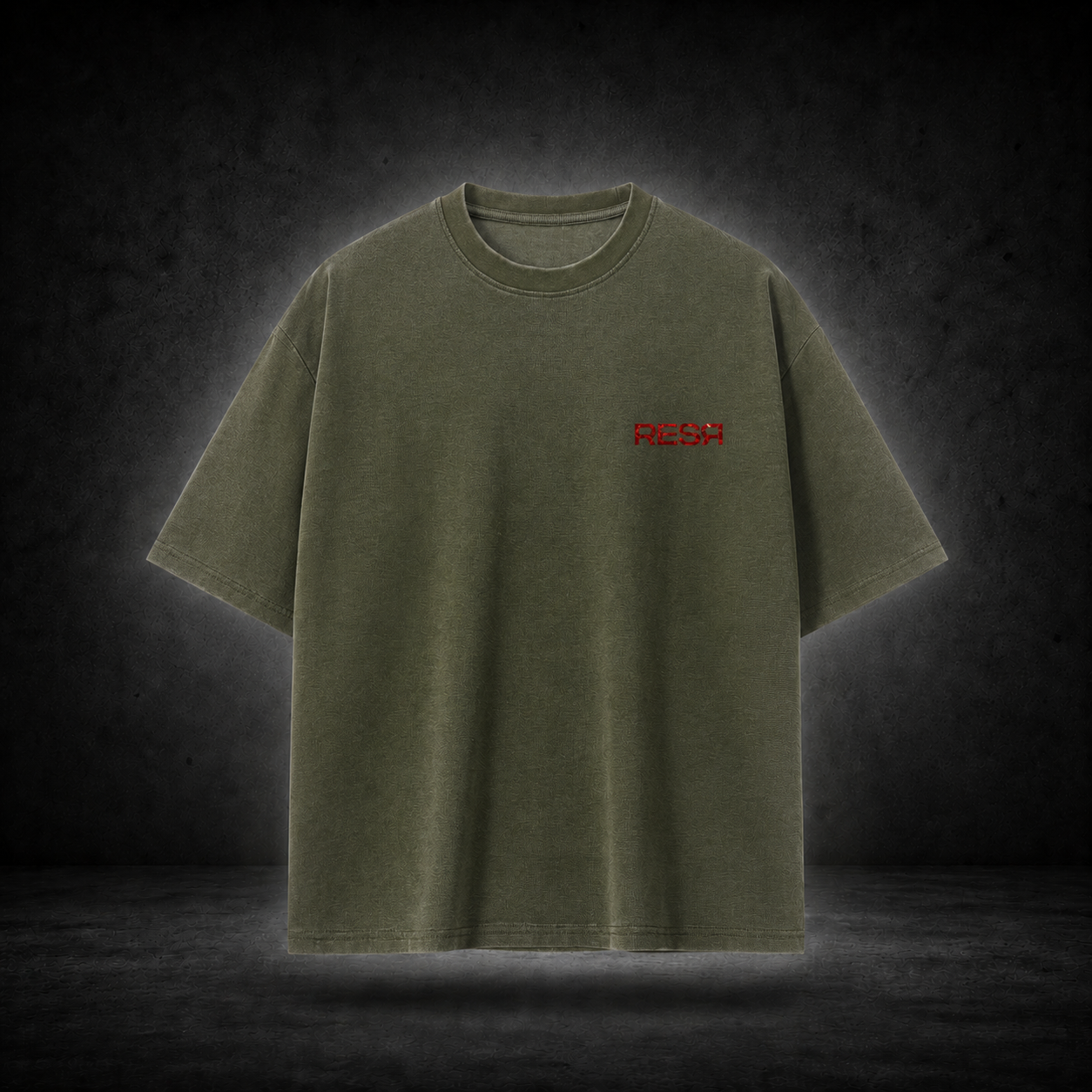 Cooldown waffleshirt olivegreen