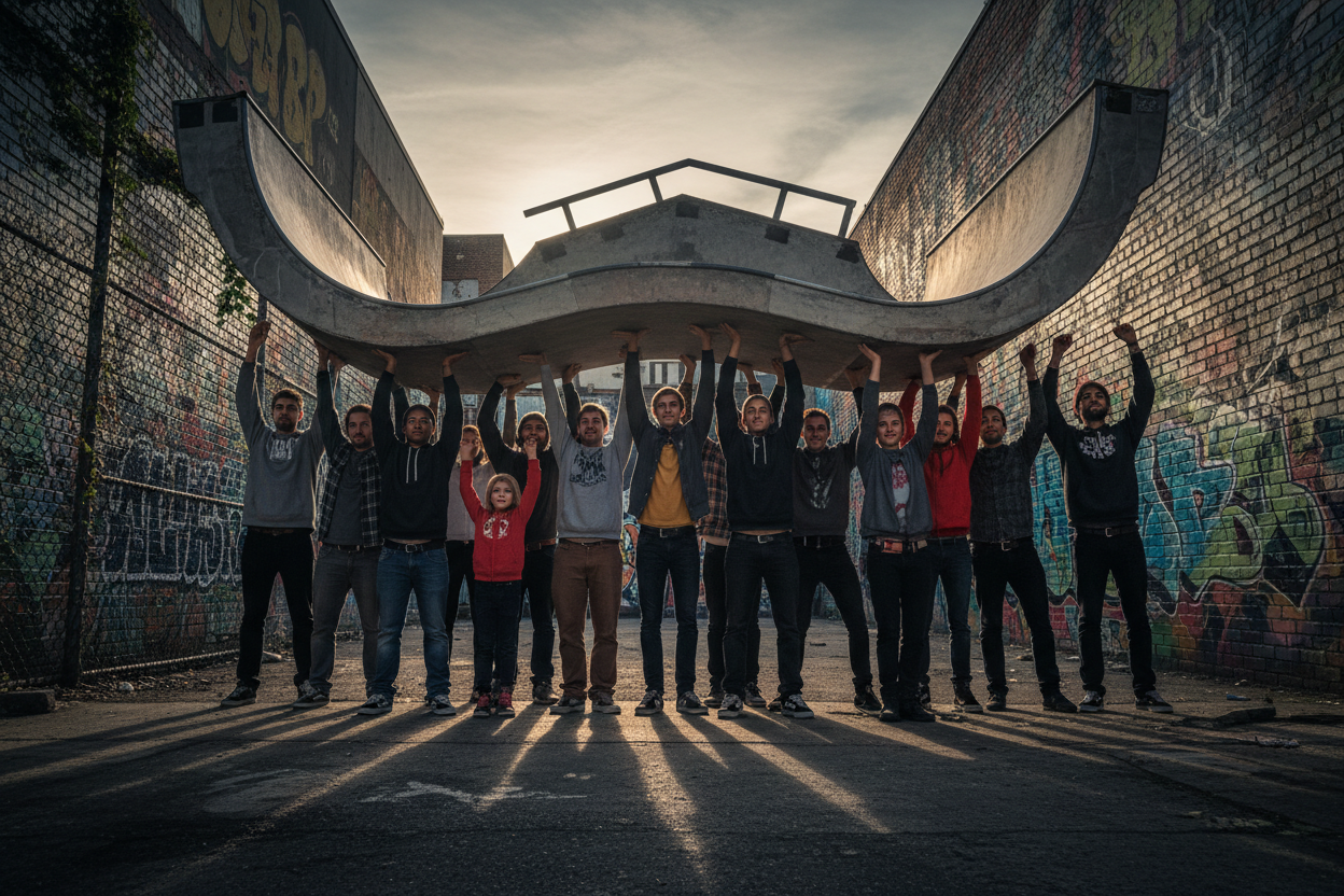 Built with community, not around it.