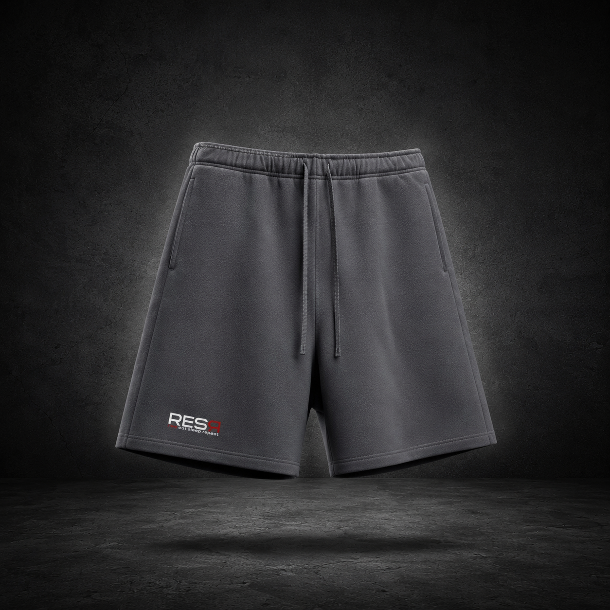 Anchor fleece shorts