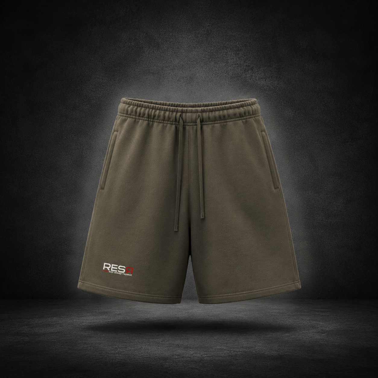 Anchor fleece shorts