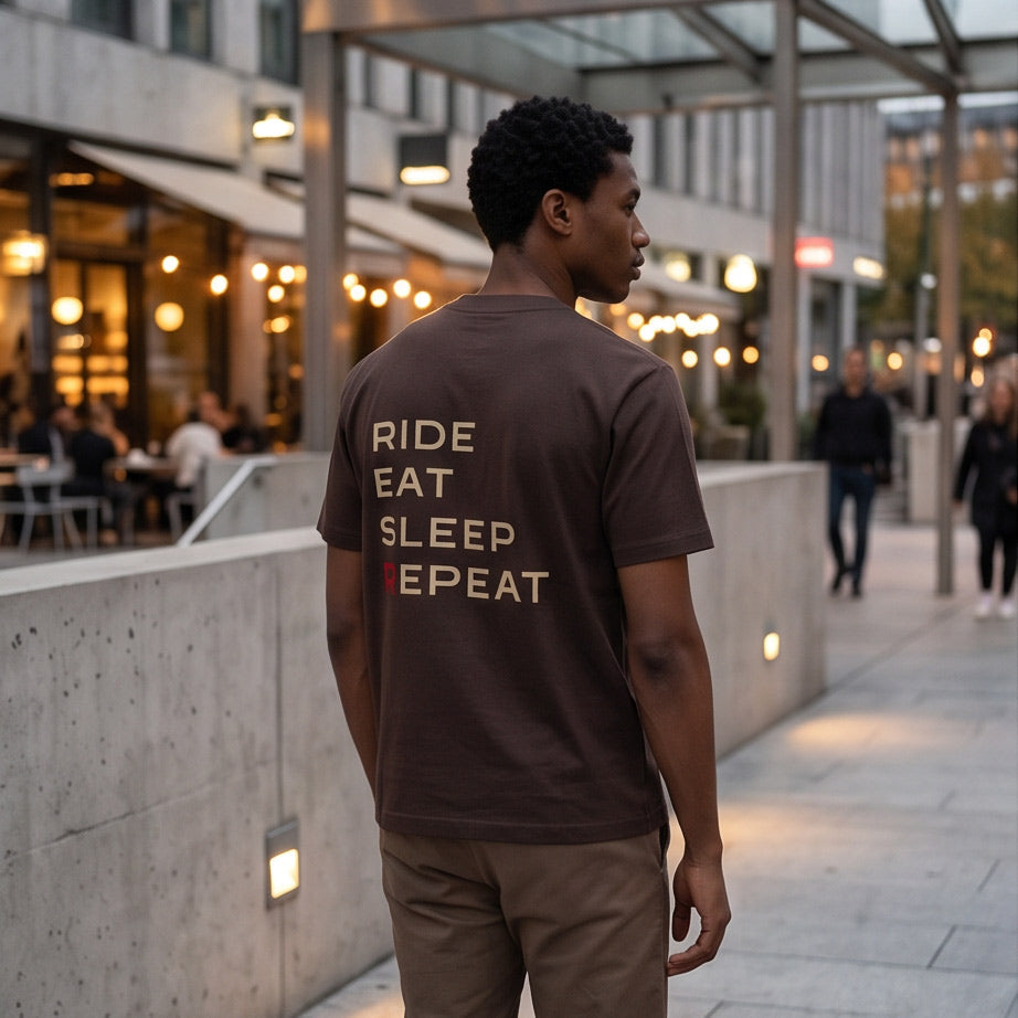 Basic T-Shirt dunkel
