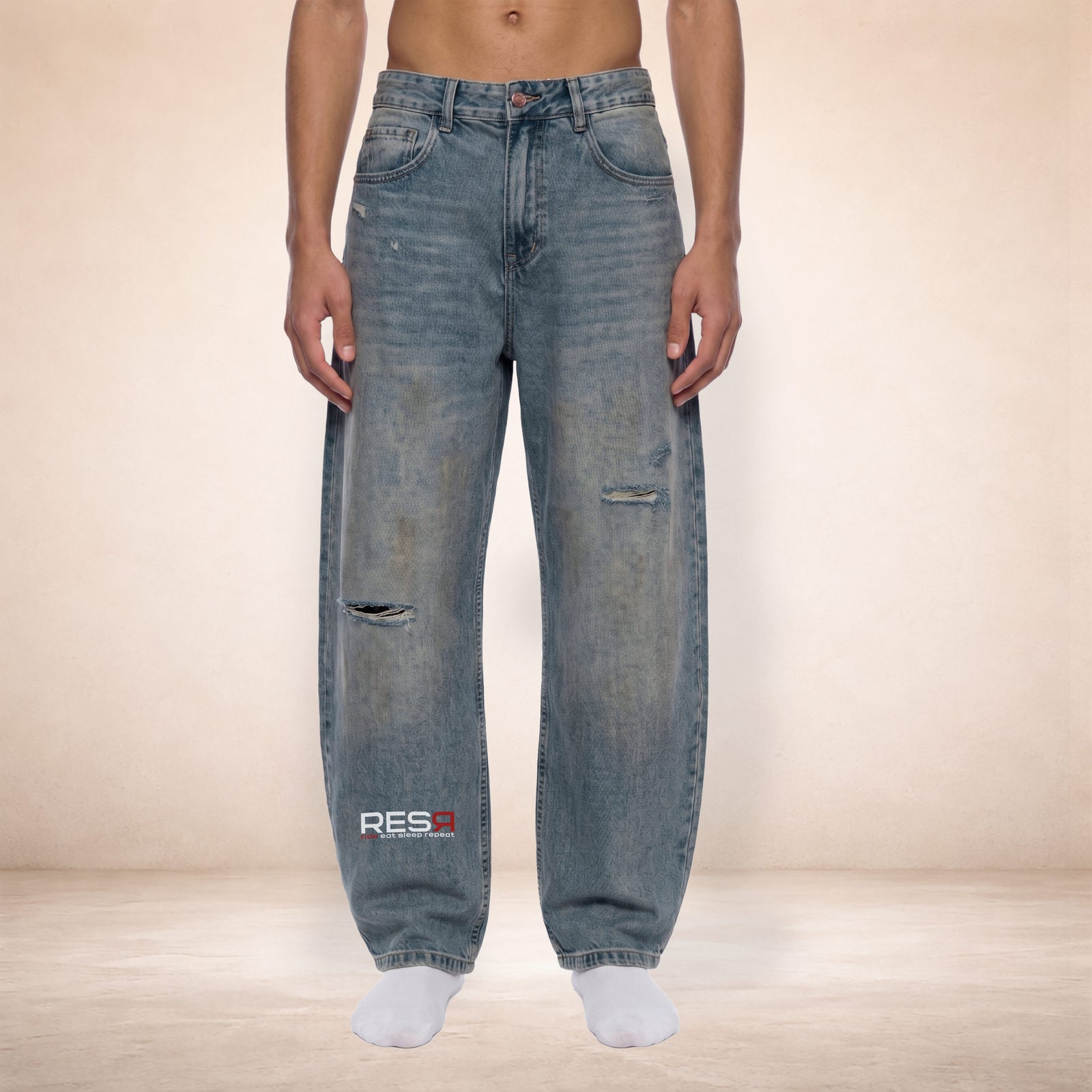 Foundation barrel denim