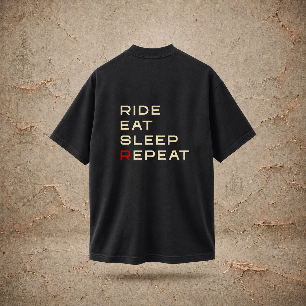 Basic T-Shirt dunkel