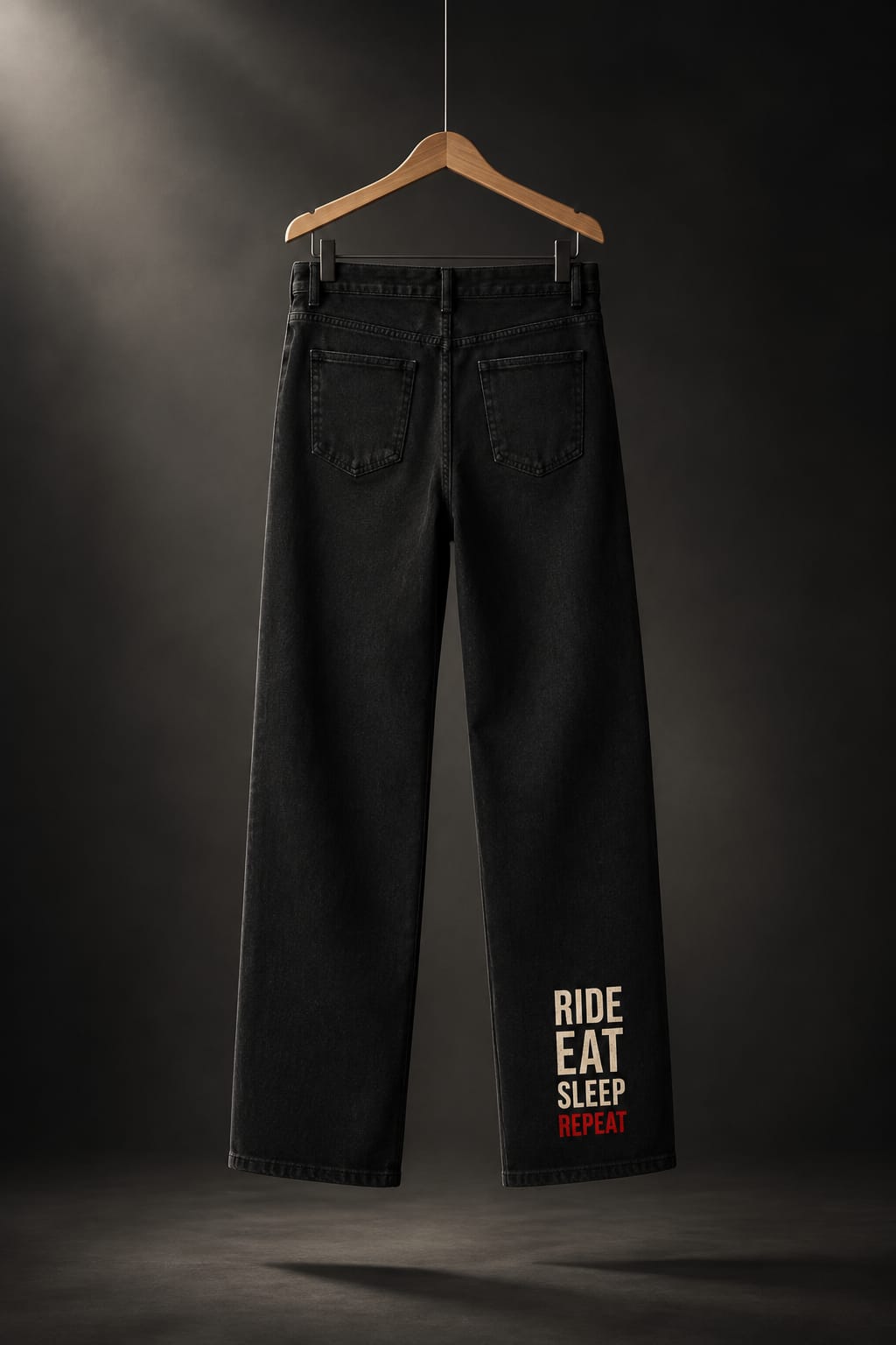 Men’s Vintage Wash Straight Leg Jeans