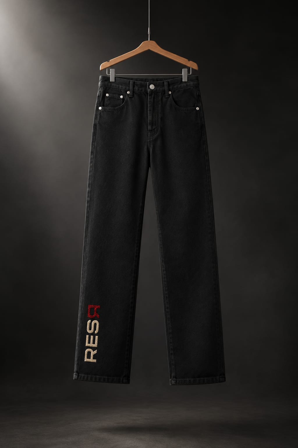 Men’s Vintage Wash Straight Leg Jeans