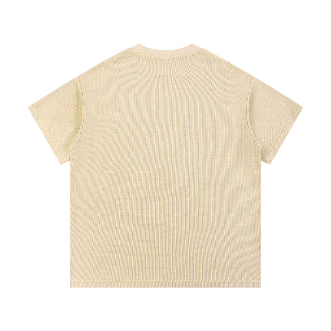 Foundation Waffle Knit T-Shirt beige