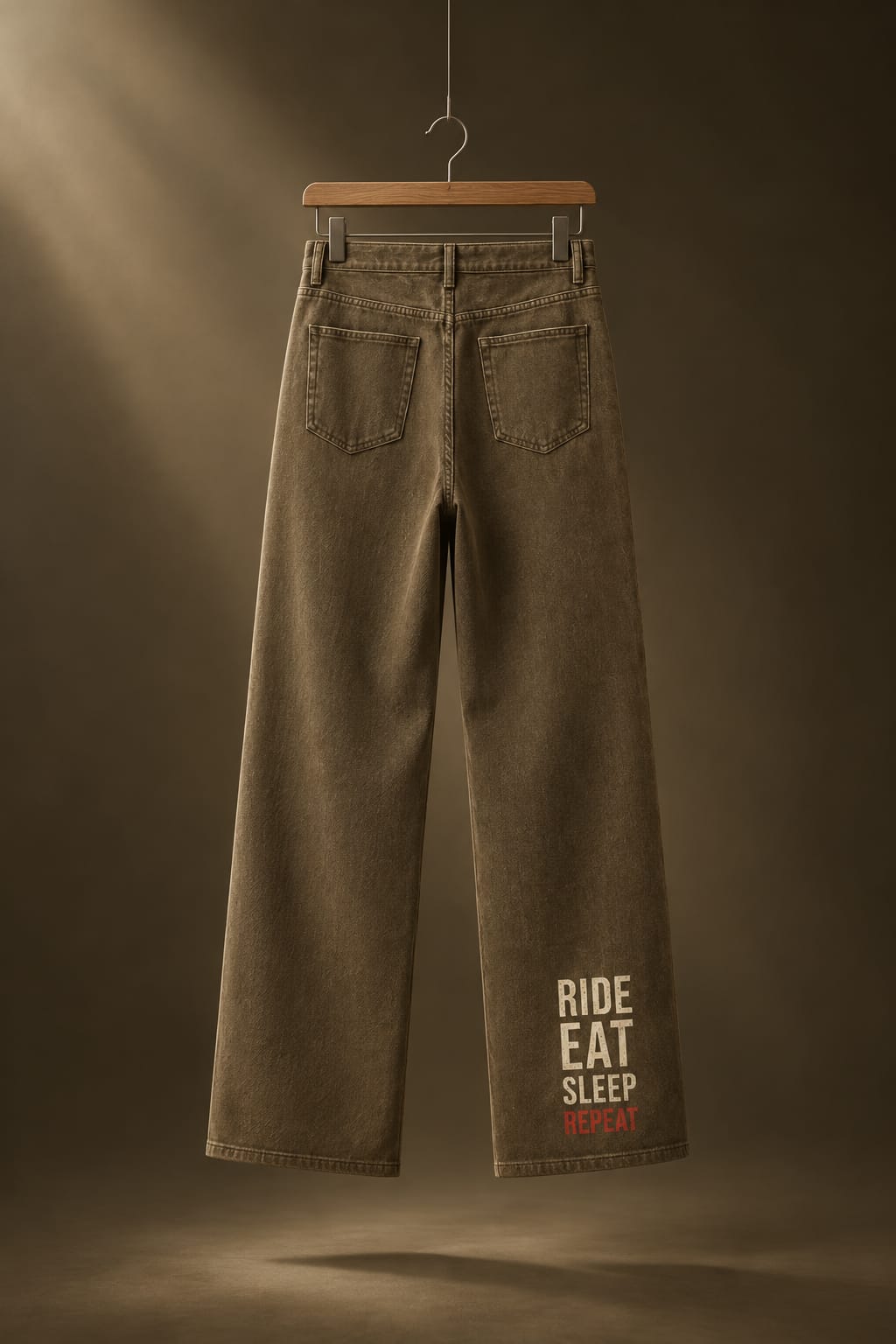 Men’s Vintage Wash Straight Leg Jeans