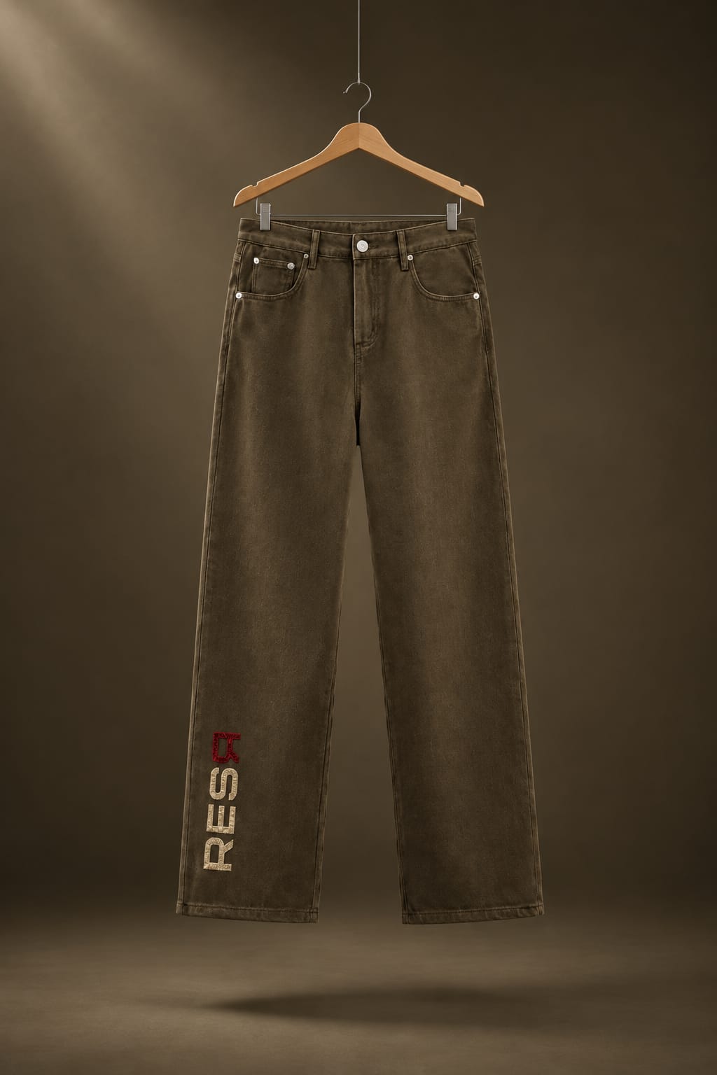 Men’s Vintage Wash Straight Leg Jeans