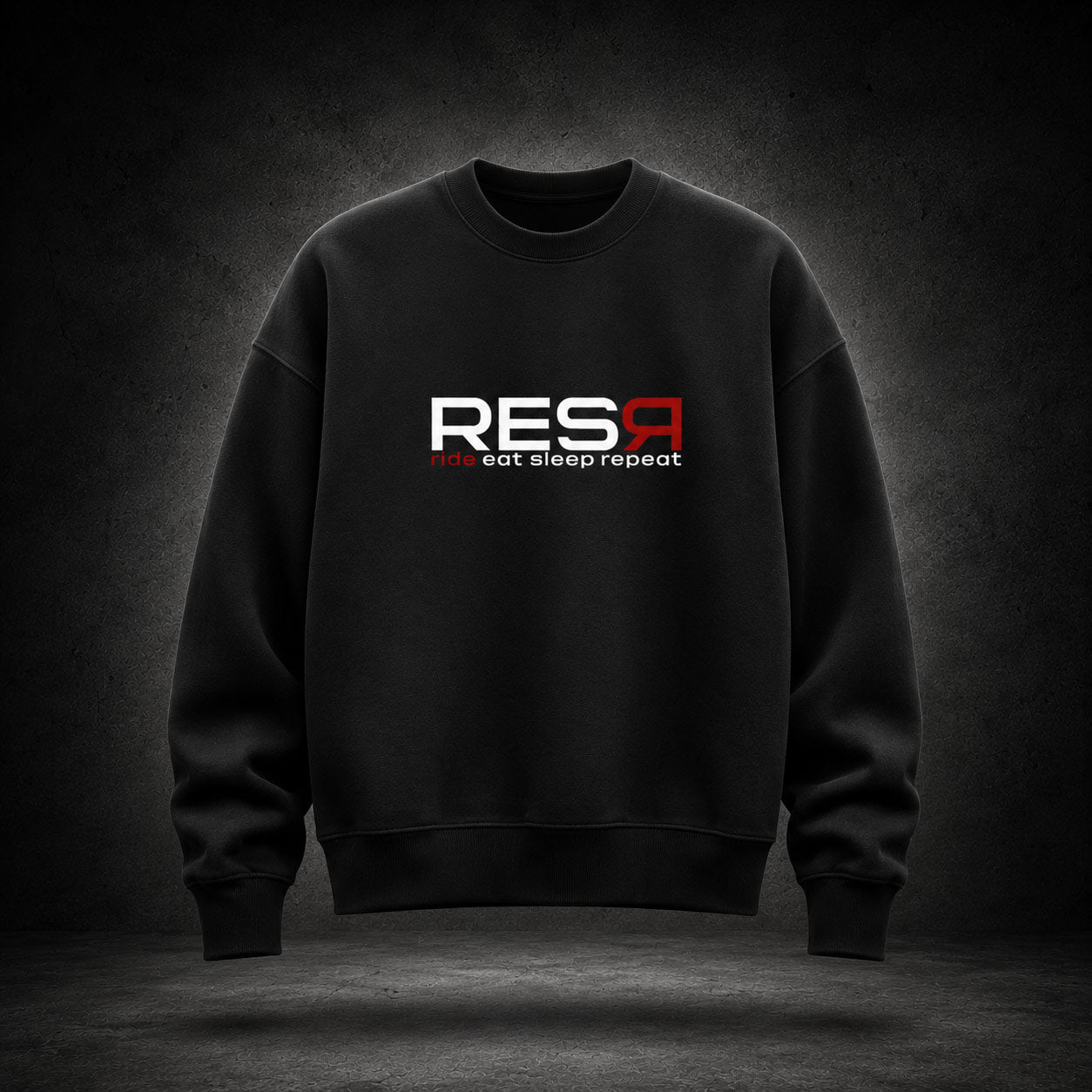 amchor crewneck black / big logo